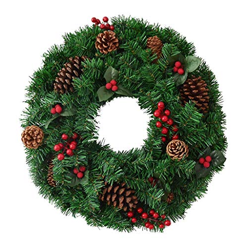 Couronne de Noël en anneau de métal artisanal haut de gamme