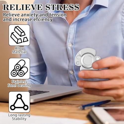 Image of VATTU Slider for Stress Relief, for Focus Enhancement and Relaxation Silvery Stress Relief Toys Adults with Smooth Quiet Operation Ideal