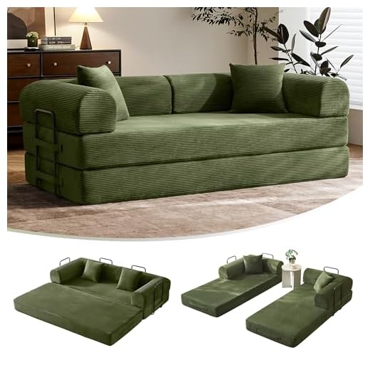 Versatile 79" Convertible Sleeper Sofa