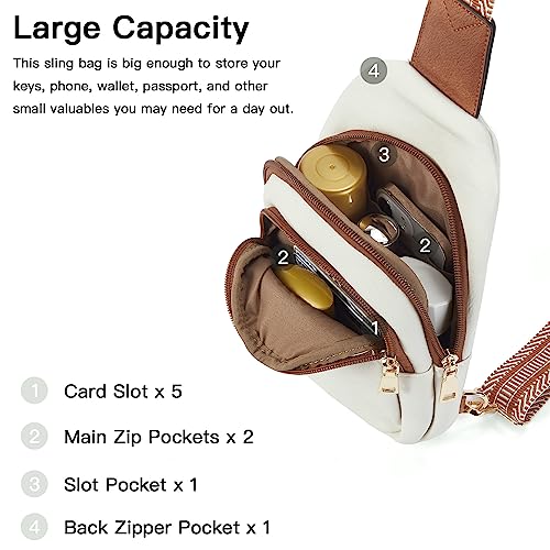 Image of Telena Crossbody Bags for Women Leather Cross Body Sling Bag for Woman Travel
