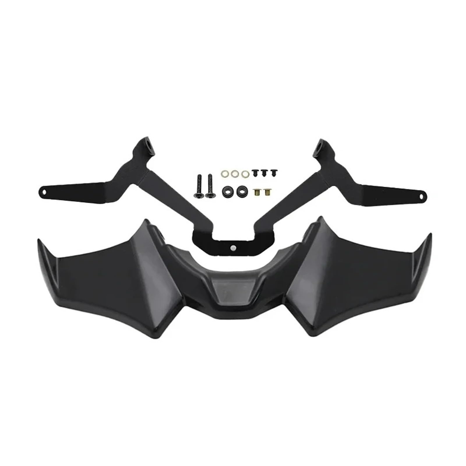Winglets Alerones Delanteros Aerodinámicos para Motocicleta para MT-07 SP para MT 07 2021 2022 2023 2024 Sport Downforce Naked Spoiler(Negro)