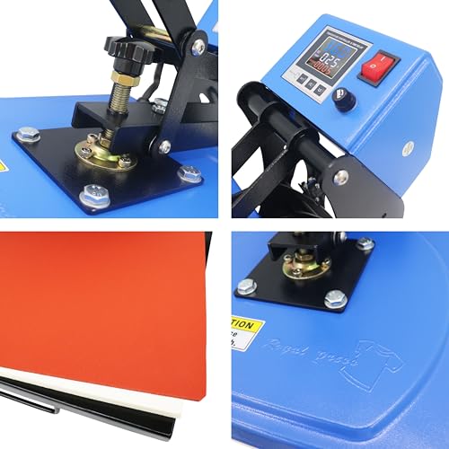 Royal Press 15"X15" HEAT PRESS Industrial-Quality 15 Inch X 15 Inch Color Led Digital Sublimation Transfer Machine T-Shirt Heat Press Machine thumb #5