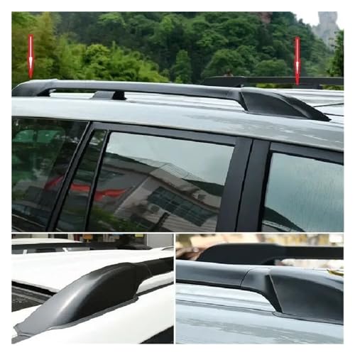 Barres de toit Toyota RAV4 2006-2012 noir mat rail protection 4 pièces - 6