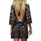 Dieses bikini cover up besteht aus Polyester. Das Material ist sehr weich und bequem.