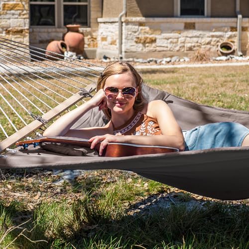 Image of SUNCREAT Hammocks Replacement Hammock for Stand, 475 lbs Capacity, Brown