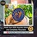 Anniversary Sundial Gift for 45th Sapphire Wedding Anniversary in 2024 - Recycled Metal Home Decor Or Garden Present Idea - Handmade in UK for Him, Her Parents Or Couples 45 Year Celebration
