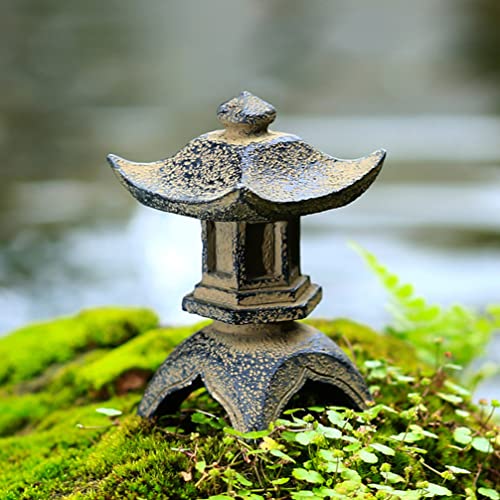 Yardwe Miniature Pagoda Statue Zen Garden Pagoda Mini Pavilion Pagoda For Chinese Japanese Micro Landscape Plant Pot Bonsai Aquarium Decoration #TOP1