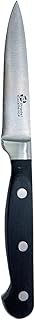 Pradel Excellence - Couteau Office 9.5 cm - Lame Acier Inoxydable 3Cr14 - Manche POM Ergonomique - Découpe Fruits et Légumes - Longueur Totale 21.5 cm - Gamme Maître Chef, Argent