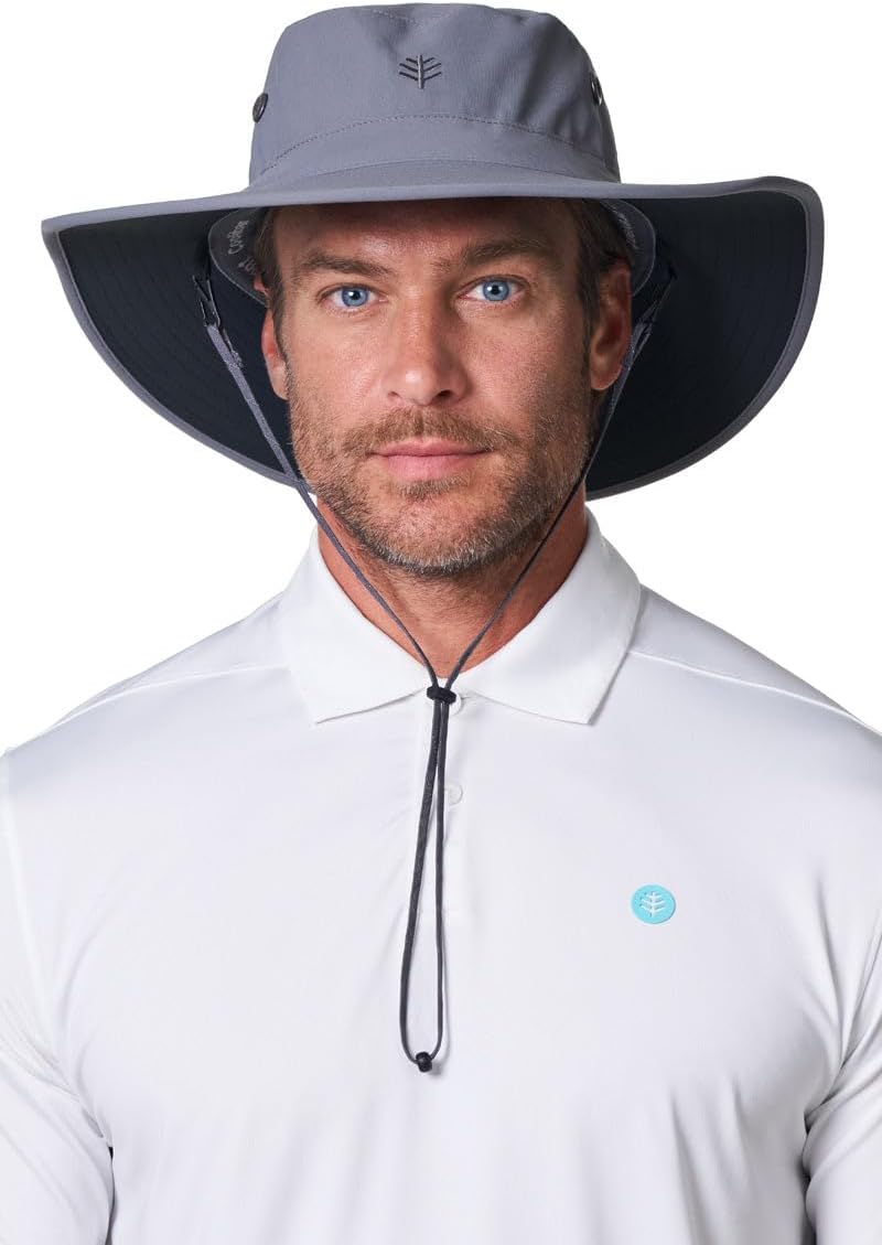 Wide Brim Hiking Hat - UPF 50+ Sun Protection - Leo