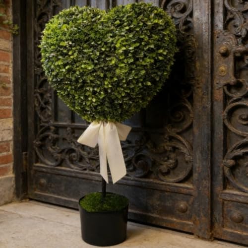 Plante artificielle pot vert déco Saint-Valentin maison table A - 3