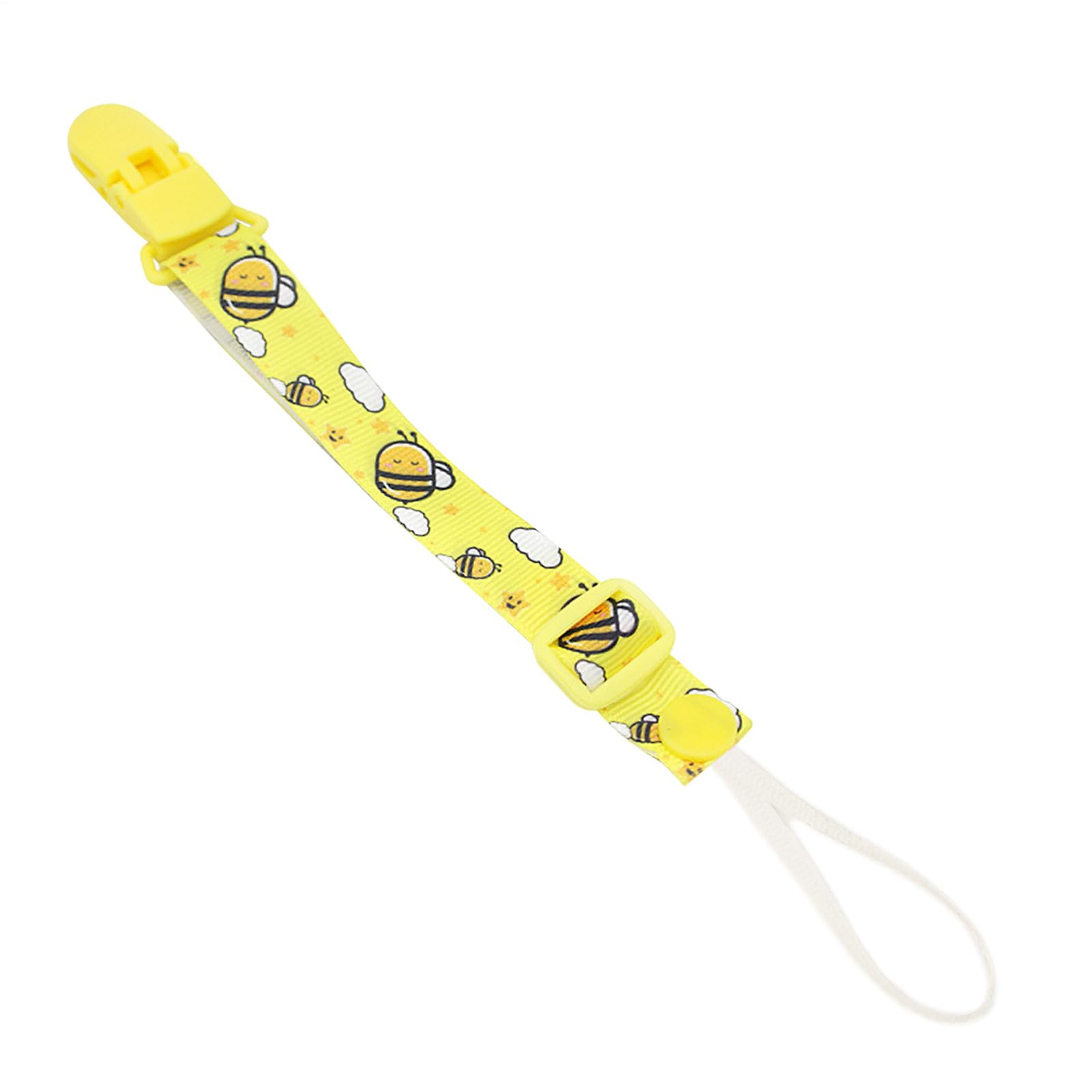 Clip per ciuccio, clip per porta ciuccio - Guinzaglio universale antigoccia per e massaggiagengive,Giocattoli per la dentizione con cordino per, adatti per la maggior parte