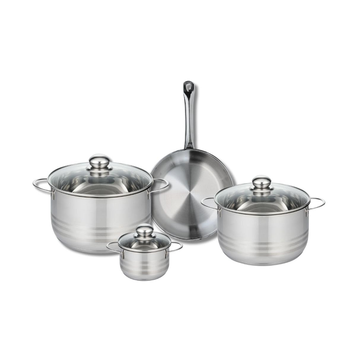 Elo Batterie cuisine poêle 24 cm et 3 faitouts 12/20/24 cm