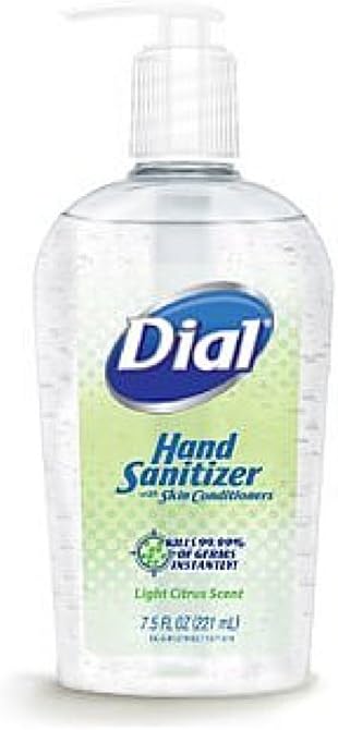 Dial Hand Sanitizer Light Citrus Scent 7.50 Oz