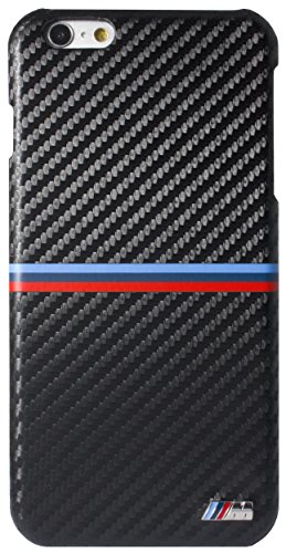 BMW M Collection Hard Case Carbon Inspiration Stripe Horizontal for iPhone 6 Plus/6S Plus - Black