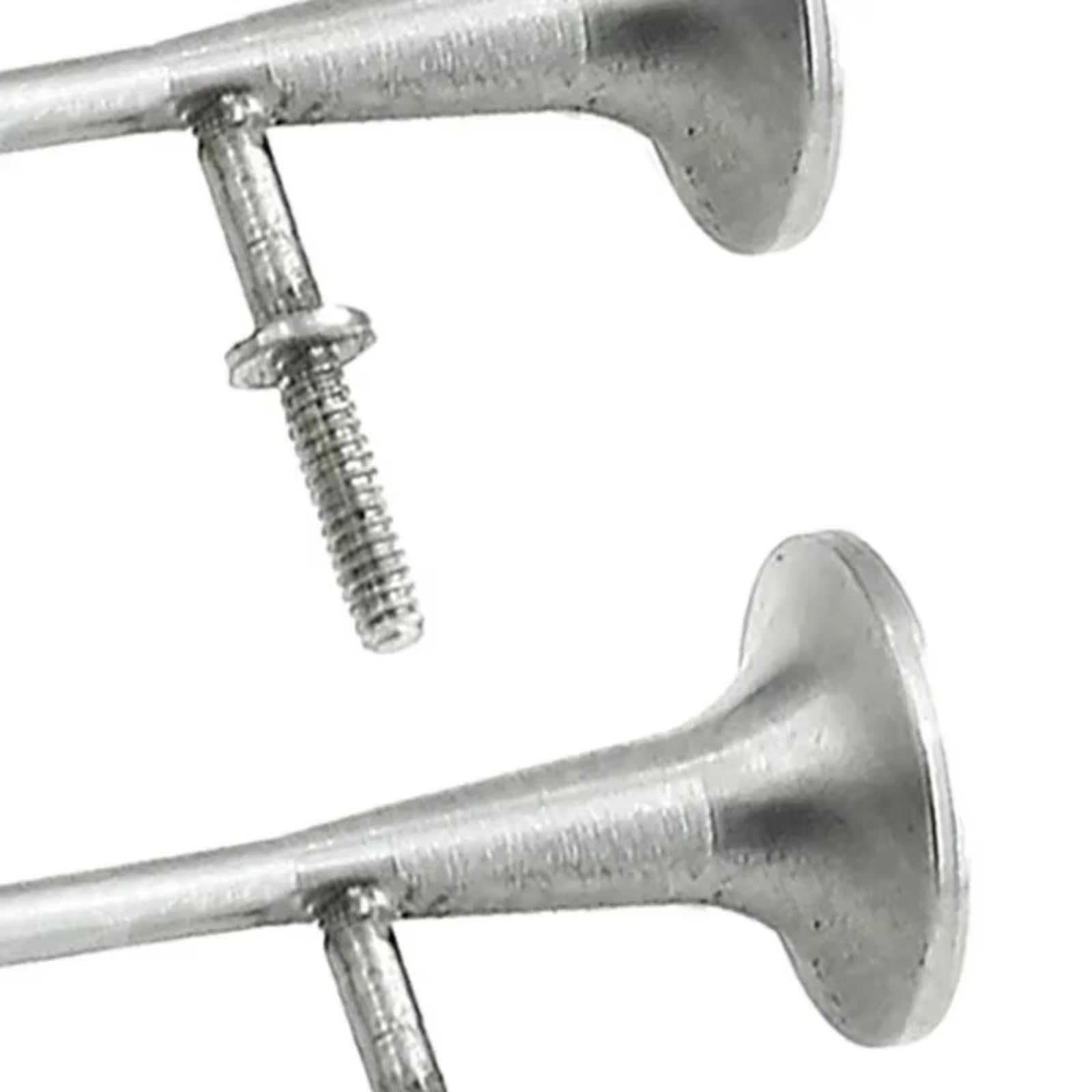 RC Car Accessories for Tamiya for King for Hauler GL Lesu for Scania R620 for Actros 3363 1/14 1:14 2Pcs Metal Speaker Whistle Horn Model RC Tractor Truck Model(41mm)