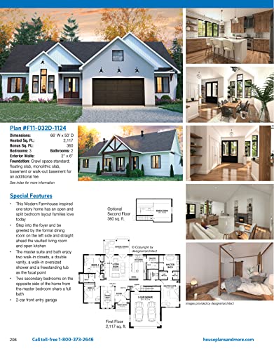 Ultimate Book of Modern Farmhouse Plans: 350 Illustrated Designs (Creative Homeowner) Catalog of Home Plans, plus Guidance on Modern Decorating, Functional Rooms, Outdoor Living, Kitchens, and More