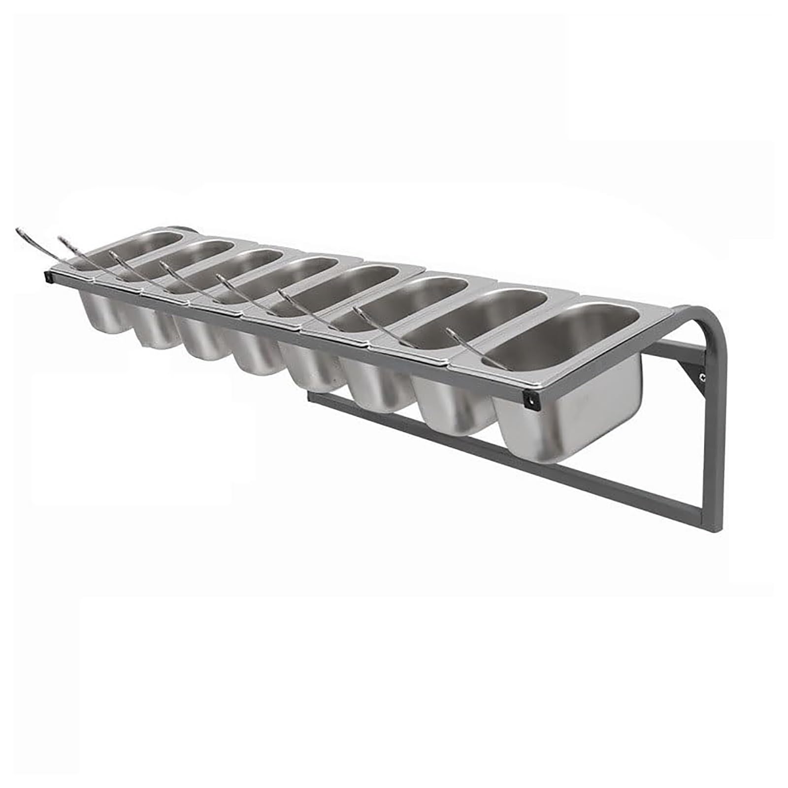 DFGHNBVC Stainless Steel Spice Rack Station For Kitchen Spacesaving Condiment Orga For Home Restaurant Ideal For Sauces Pizza Toppings Fruits,B-83Cm/32.6In
