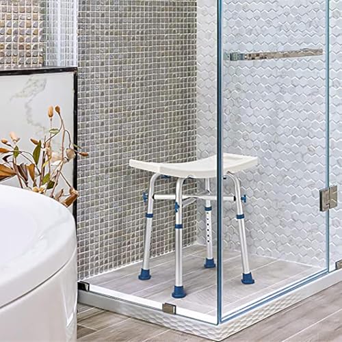 Chaise de douche réglable et tabouret robuste pour senior - 8