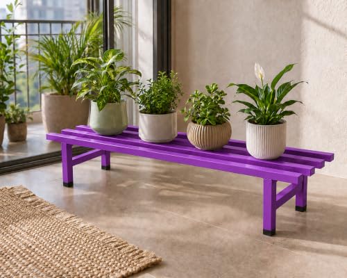 Image of WFY Metal Plant Stand Set of 2 | Heavy Duty Pot Stand for Indoor & Balcony