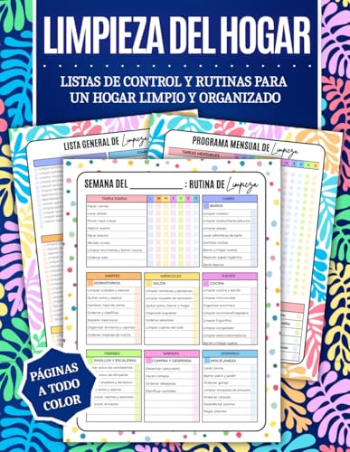 Limpieza Del Hogar: Guía a Todo Color con Listas de Limpieza, Org...