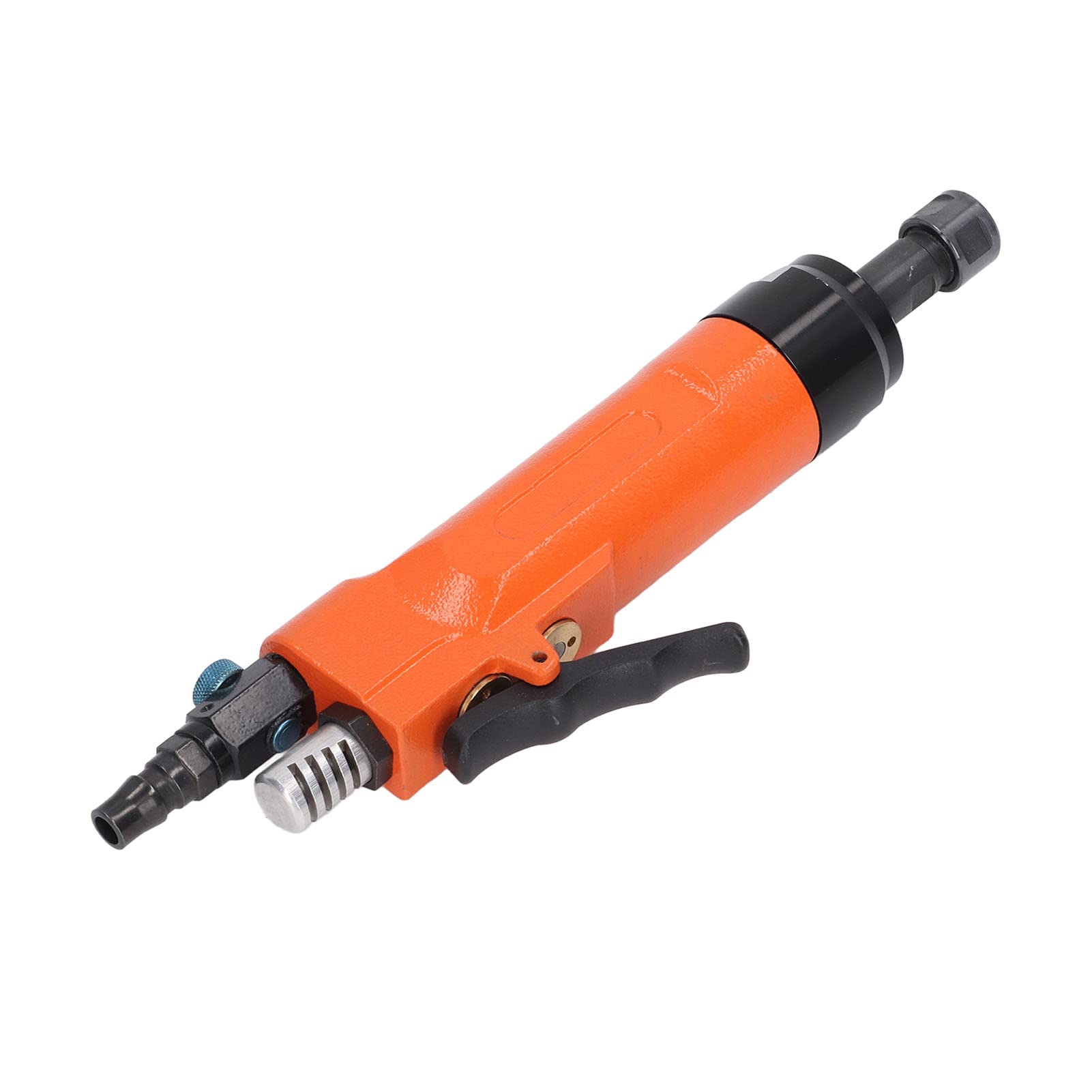 Smerigliatrice pneumatica a mandrino dritto, smerigliatrice pneumatica con pinza di serraggio precisa da 6 mm, strumento compatto ed ergonomico a 3000 giri/min per levigatura,