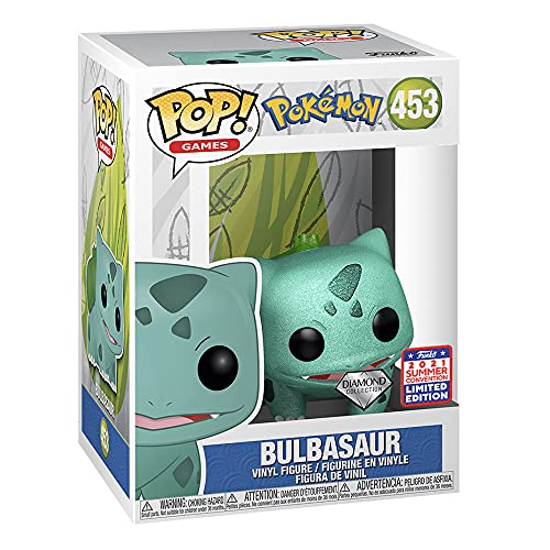 Promo Discount Up To 70% Off POP! Games Pokemon 453 Bulbasaur Diamond 2021 Summer Convention