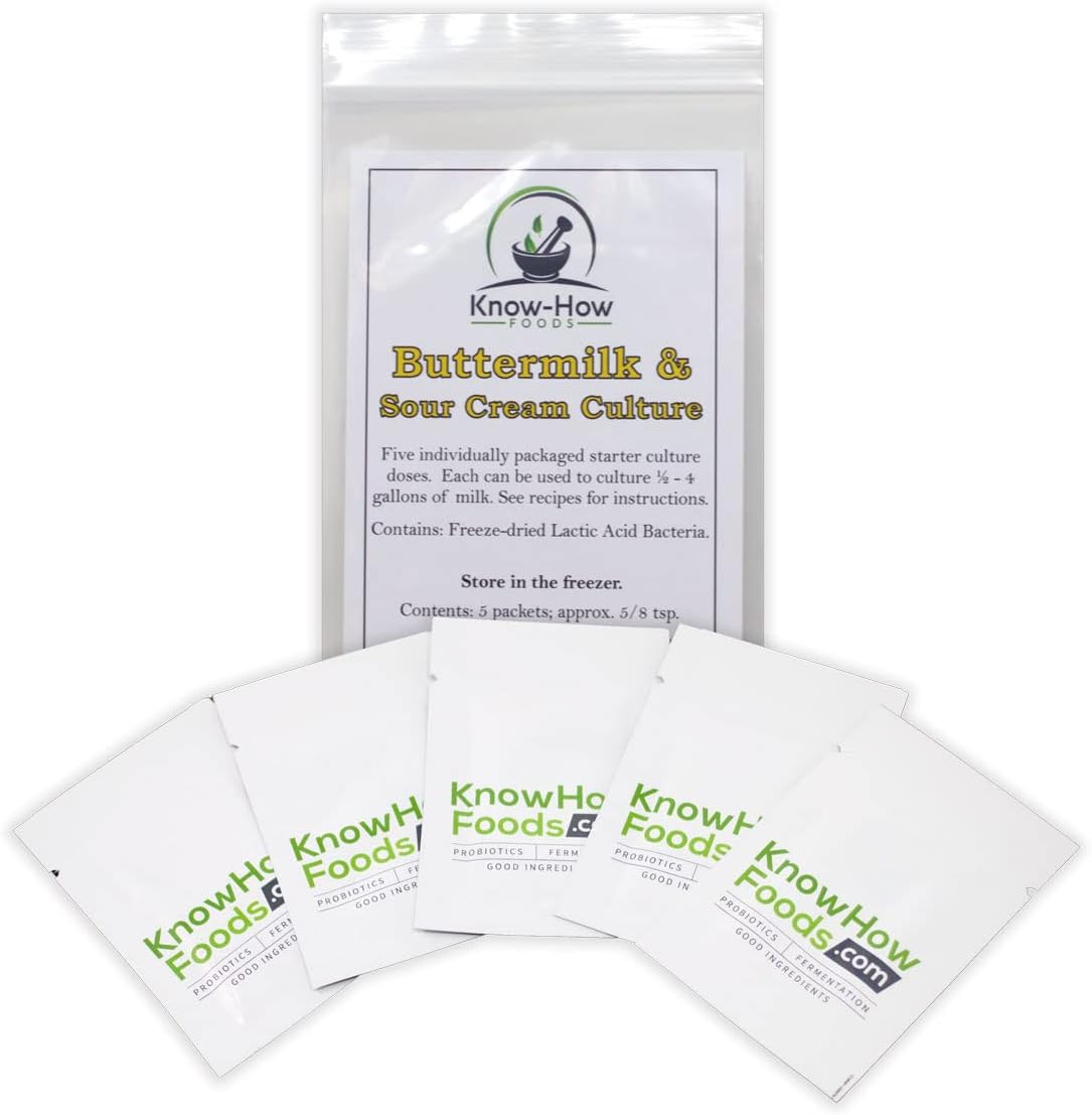 Butter, Sour Cream and Buttermilk Culture with Recipe