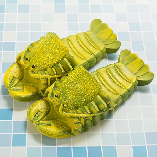 Image of JOYEAR Lobster Flip Flops - Slipper & Slide Pool Beach Shower Shoes in Deep Red