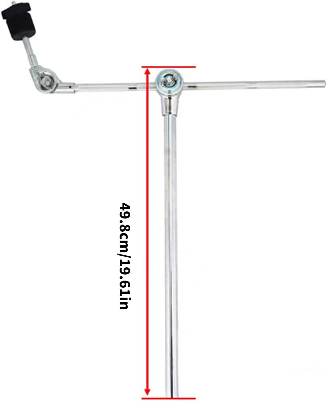 Adjustable Cymbals Boom Arm with Metal Clamp Holder Extension Mounting Attachment Drum Accessories Metal Texture Boom Arm with Clamp Holder