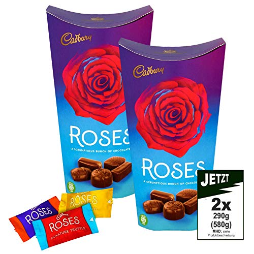Cadbury Roses 2x 290g net. (592g inkl. Wraps) - Premium Cadbury-Schokoladen