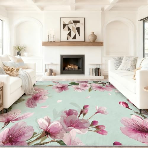 Tapis salon moderne lavable en machine antidérapant - 3