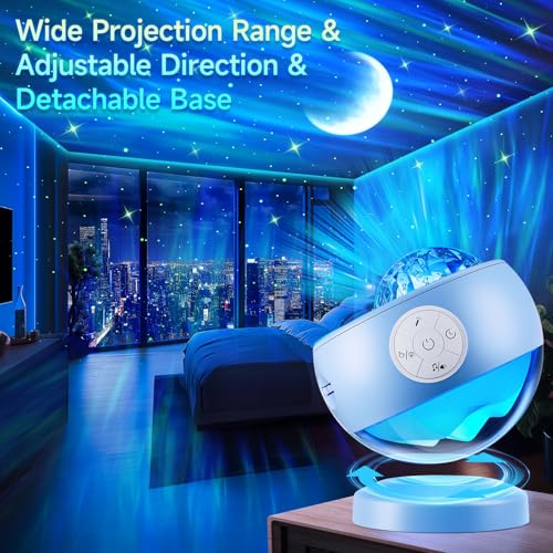 Image of COOLNIGHT White Noise Sound Machine & Spectral Atmosphere Projector, 15 Soothing Pure Music & Nature Sounds, Premium Consumer Electronics Sleep Aid