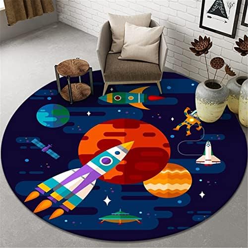 Highdi Animal Round Area Rugs Living Room, Soft Fluffy Carpet Mat for