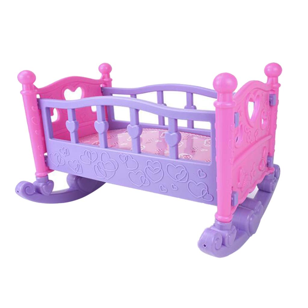 Amazon.co.jp: Tachiuwa ミニチュア 家具 ロッキングベッド ベビー