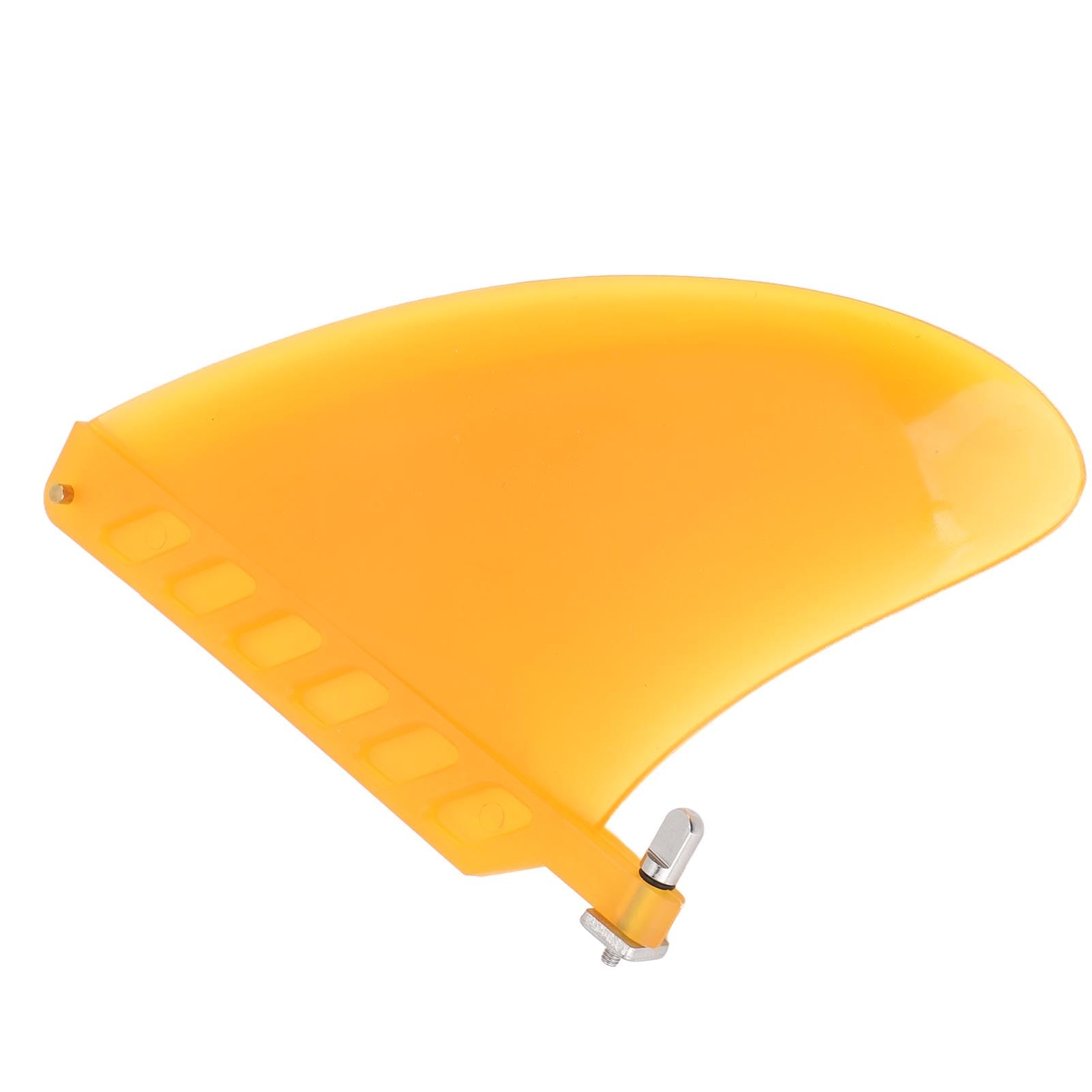 SURFBOARD FIN TPU LEKKA LEKKA ULEPSZONA OBSŁUGA STYLOWA PADDLE BOARD WYMIANA 4,6" LONGBOARD (żółta)