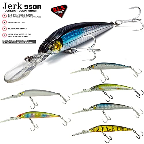 Molix jerk 95 dr col. gold candy