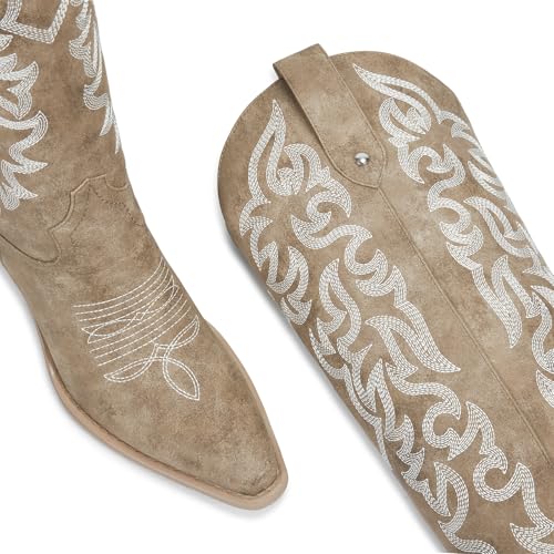 Image of wetkiss Women's Knee High Cowboy Boots