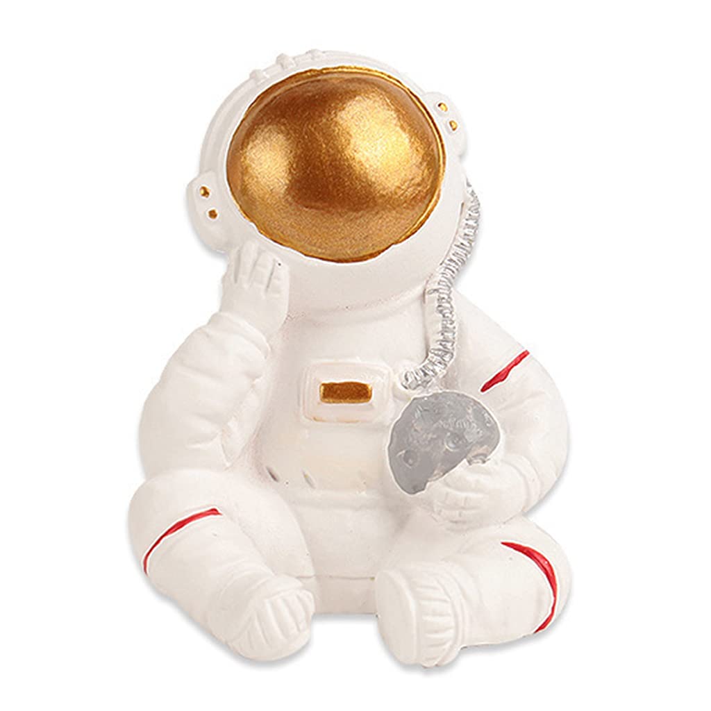 Tsophreniq Power Plug Hooks Gifts for Friend Relatives Colleagues Neighbors Presents for Christmas Thanksgiving and Other Holiday Power Plug Holder Hook Resin Astronaut Shape Decor