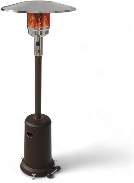 GasOne 50,000 BTU Outdoor Patio Heater with Wheels
