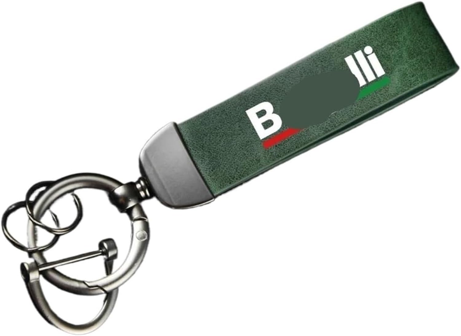 XIUNYIE Genuine Leather Motorcycle Keychain Keyring Holder for Scooter Cafe Racer Cruiser 400 500 60, C