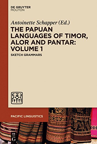 The Papuan Languages of Timor, Alor and Pantar. Volume 1 (Pacific