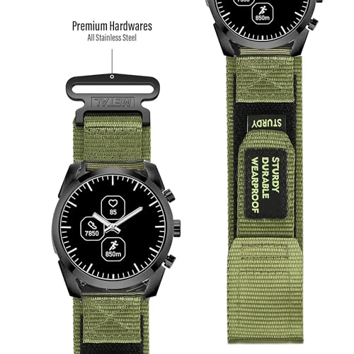 Correa de nylon 22mm para Citizen CZ Smartwatch miniatura 5