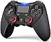 Produktbild AQCTIM Controller für Plays 4/Pro/Slim/PC,Wireless Bluetooth Controller Gamepad Joystick,6-Achsen/Dual Vibration/Touch Panel/Programmabile Macro,Audio Jack Controller