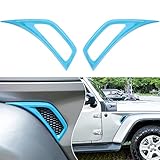 Bonbo Exterior Accessories Car Wheel Eyebrow Side Air Conditioning Vent Outlet Compatible with...