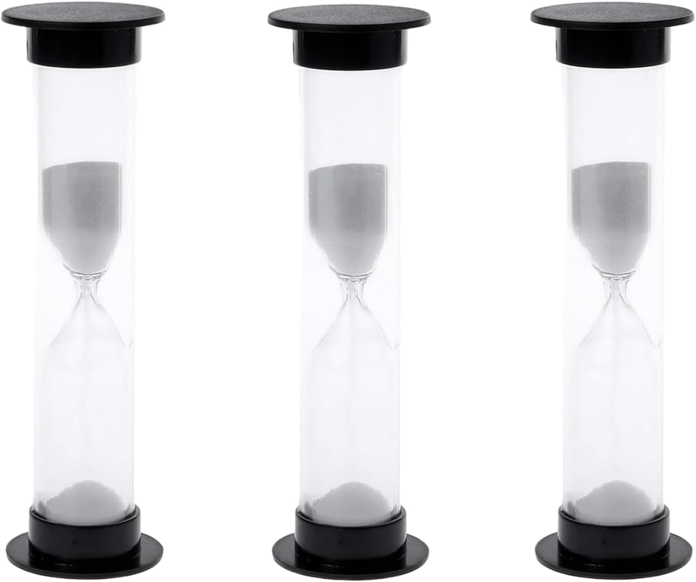 Txooo Multicolour 3Pcs New Mini Hourglass Sand Timer - 1 Minute (60 Seconds) Sandglass Clock | Compact Sand Timer For Games, Workouts & Time Management | Portable Timekeeping Tool