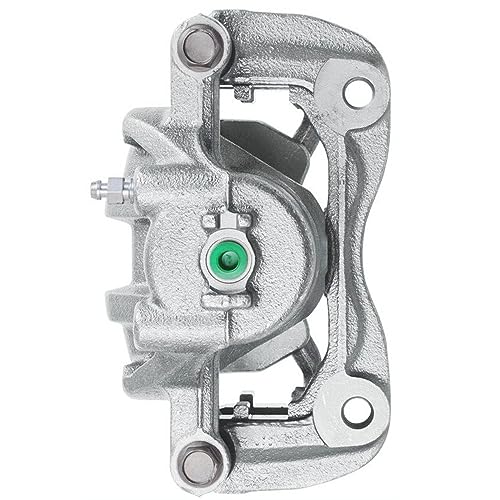 Image of Detroit Axle - Front Right Brake Caliper for 2012-2017 Hyundai Accent | Kia Rio, 2012-2014 Dodge Attitude, 2013 Brake Caliper with Bracket Replacement