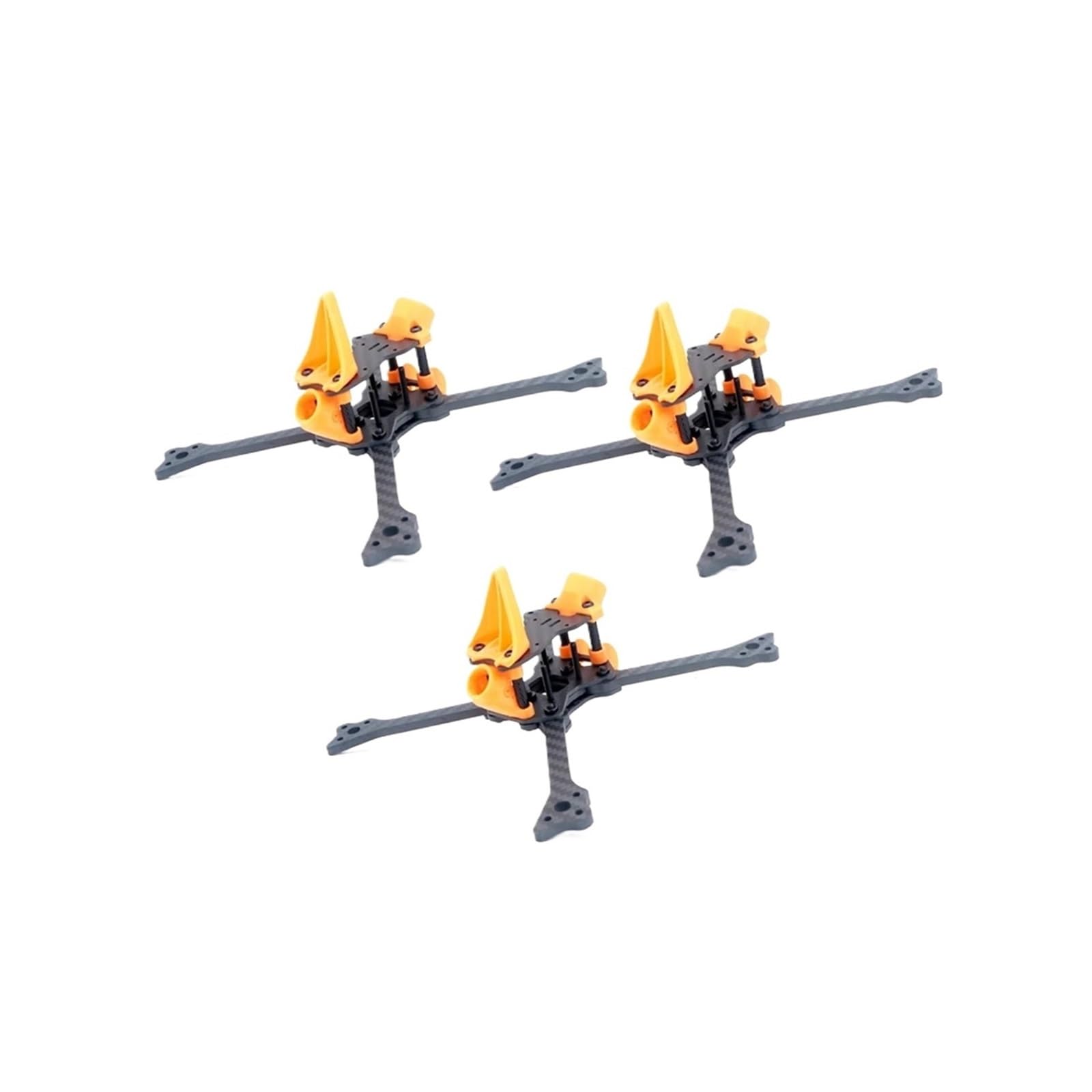 Kit De Marco Dividido Tipo X De Fibra De Carbono De 533 Lite, 190 Mm, Cinco De 5 Pulgadas, Con Brazos De 5 Mm For Dron De Carreras FPV RC Quadcopter(3PCS Frame)
