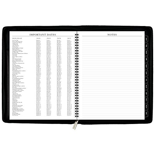 At-A-Glance Weekly / Monthly Appointment Book / Planner, January 2018 - December 2018, 8-1/4" X 10-7/8", Executive, Black (70Nx8105) #TOP5