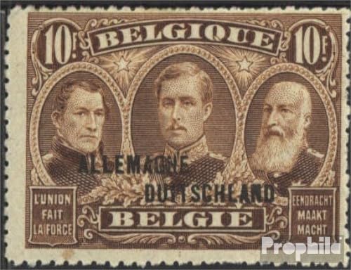 Belgian Post Rheinland 14III C dentate 14 3/4-15 unmounted Mint/Never hinged ** MNH 1919 Albert I. (Stamps for Collectors)