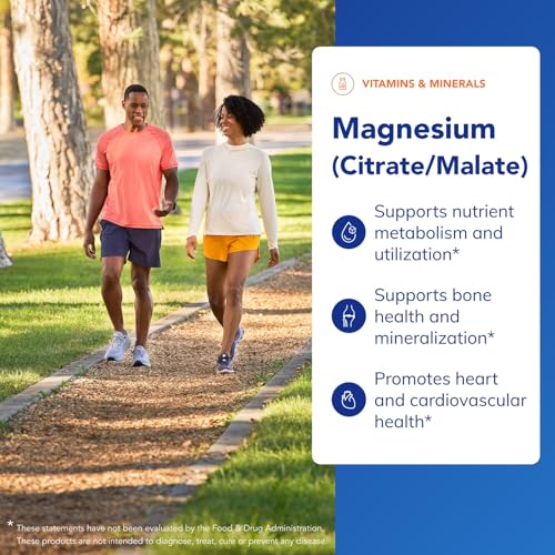 Image of Pure Encapsulations Magnesium (Citrate /Malate) - Magnesium Supplement to Support Nutrient Utilization, Energy, Bones & Heart Health* - with Magnesium Citrate & Malate - 180 Capsules